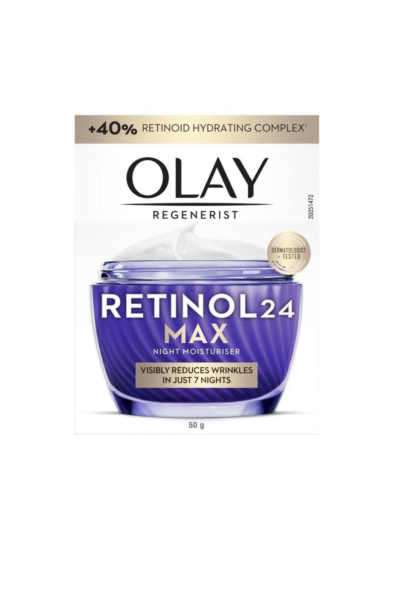 Olay Regenerist Retinol24 Night Moisturiser | 50g