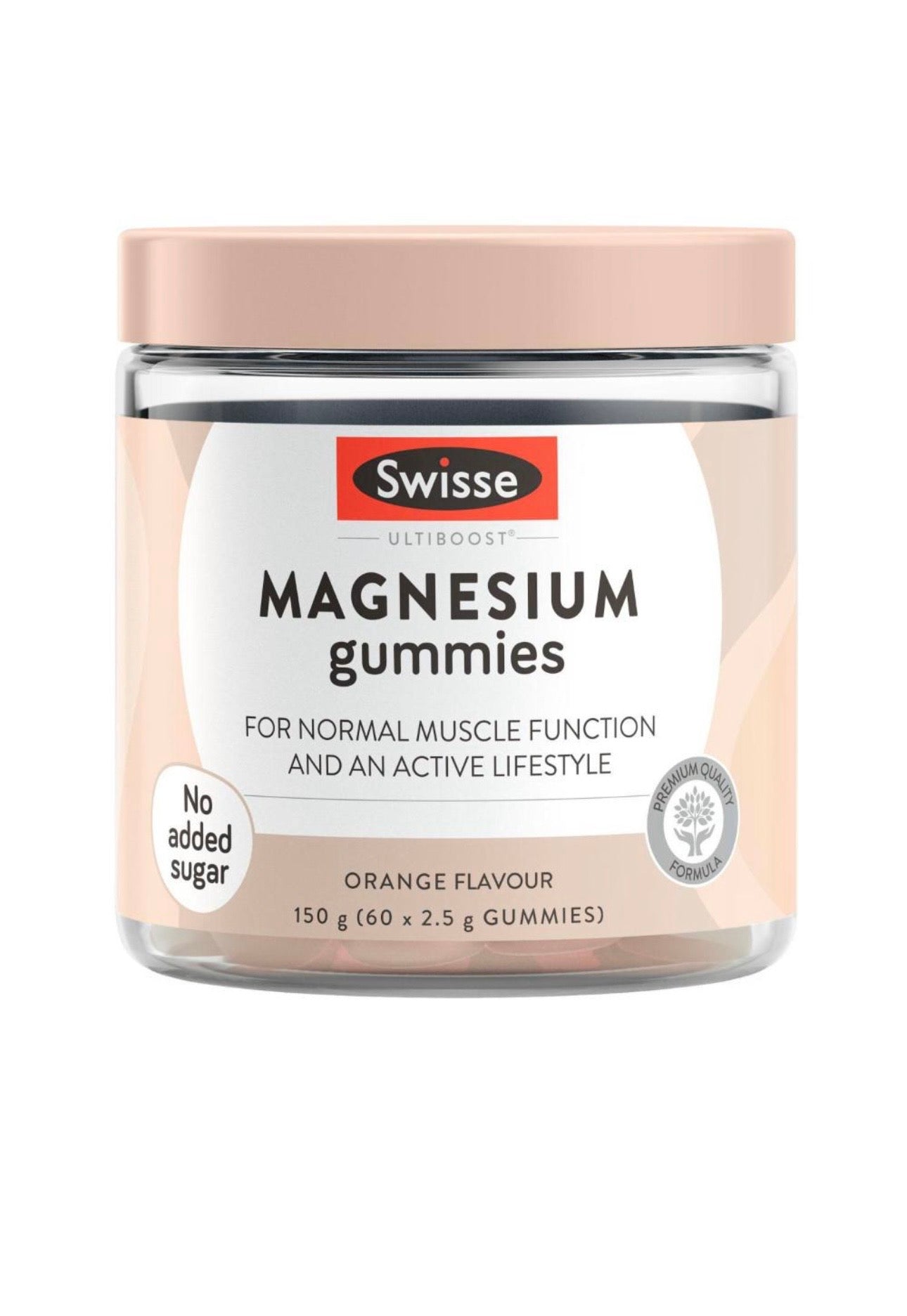 Swisse Ultiboost Magnesium Gummies Supports Normal Muscle Function and an Active Lifestyle | 60 pack