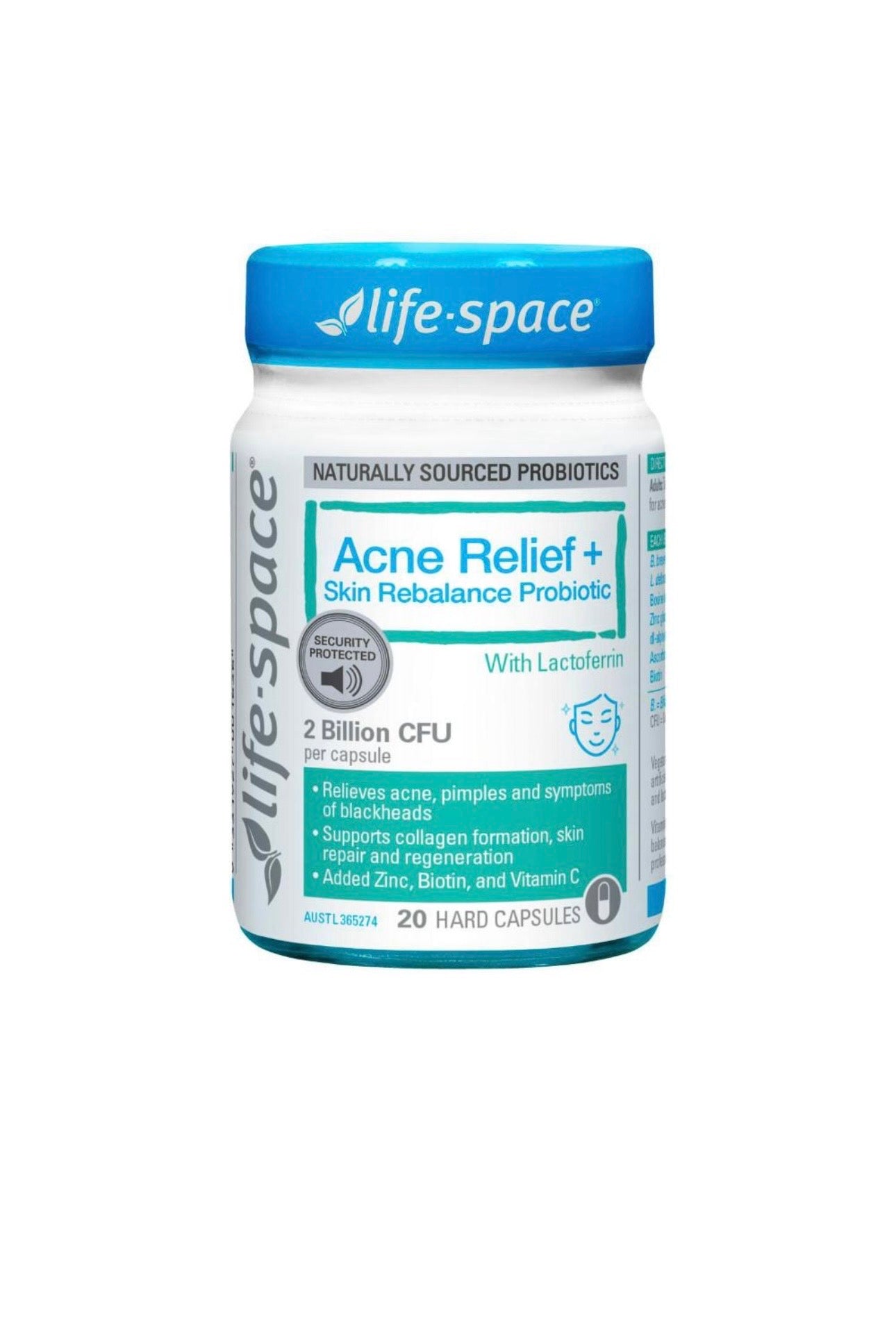 Life Space Probiotic Acne Relief Skin Balance | 20 Pack
